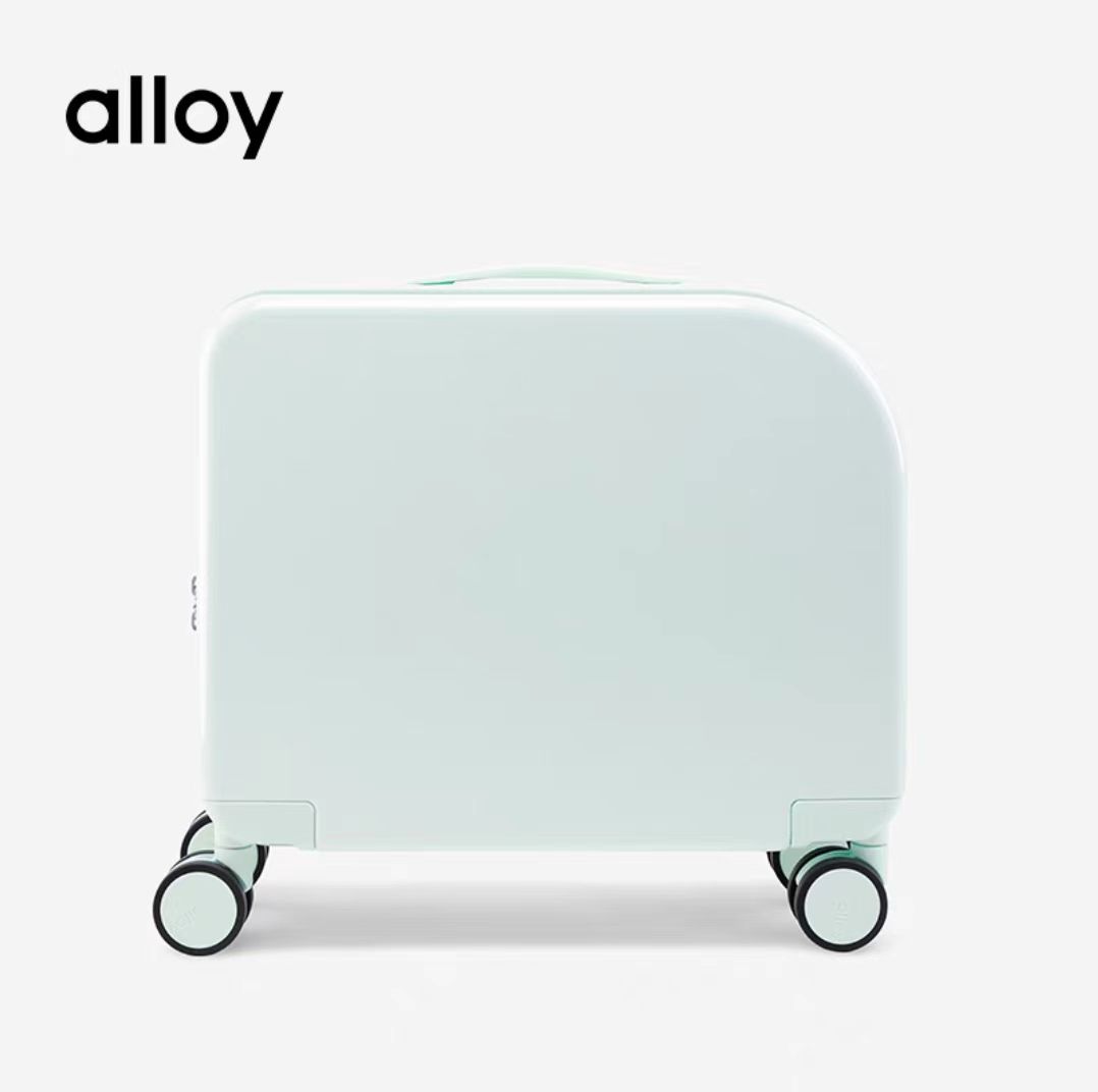 color 亮面薄荷绿（横版）, Alloy | 【国内直发】PICNIC系列行李箱女拉杆箱旅行轻便登机箱20/24/28寸万向轮（买即赠价值119元配套行李箱套）