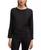 颜色: Black, Hugo Boss | Women's Pleated Front Long-Sleeved Blouse