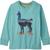 Patagonia | Regenerative Organic Cotton Long-Sleeve T-Shirt - Toddlers', 颜色Fitz Roy Guanaco: Skiff Blue
