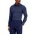 商品Alfani | Men's Slim Fit 2-Way Stretch Stain Resistant Dress Shirt, Created for Macy's颜色Navy Light Blue