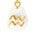 商品第5个颜色AQUARIUS, MISHO | Zodiac Collection 22K Gold-Plated & Baroque Pearl Necklace
