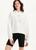 商品DKNY | Mixed Distressed Metallic Logo Cropped Hoodie颜色Snow