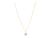 color Clear/Gold, Kate Spade | Miosotis Flower Mini Pendant Necklace