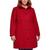 商品Tommy Hilfiger | Plus Size Stand-Collar Coat, Created for Macy's颜色Red