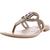 商品Ralph Lauren | Lauren Ralph Lauren Womens Audrie Leather Slip On Thong Sandals颜色Natural