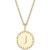 商品第9个颜色J, Sarah Chloe | Initial Medallion Pendant Necklace in 14k Gold-Plated Sterling Silver, 18"