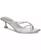 颜色: Soft Silver Metallic, Circus NY by Sam Edelman | Juliet Strappy Kitten-Heel Dress Sandals