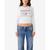 True Religion | Women's Long Sleeve Ribbed Baby T-shirt, 颜色Optic White