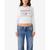 True Religion | Women's Long Sleeve Ribbed Baby T-shirt, 颜色Optic White