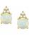 颜色: Opal with 14k Gold, Macy's | Gemstone & Diamond Accent Stud Earrings