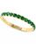 颜色: Emerald, Effy | EFFY® Ruby Stack Band (1/2 ct. t.w.) in 14K Rose Gold-Plated Sterling Silver (Also available in Emerald and Sapphire)