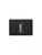 颜色: BLACK, Yves Saint Laurent | Cassandre Slim Key Case in Grain De Poudre Embossed Leather