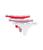商品Calvin Klein | Carousel 3-Pack Thong颜色Tapioca/Exact/Rainer Stripe/Red Carpet