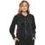 商品第2个颜色Black/gold, DKNY | DKNY Women's Velour Logo-Tape Zip-Front Hoodie