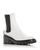 Tod's | Women's Pull On Lug Sole Chelsea Boots, 颜色White