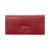 color Red, Mancini Leather Goods | Women's Croco Collection RFID Secure Trifold Wallet