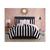 商品Juicy Couture | Cabana Stripe Reversible 6-Pc. Comforter Set颜色Black, White