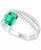 颜色: Emerald, Macy's | Amethyst (7/8 ct. t.w.) & Lab Grown White Sapphire Accent Coil Ring in 14k Gold-Plated Sterling Silver (Also in Additional Gemstones)