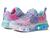 商品SKECHERS | Sport Lighted - Flutter Heart Lights - Simply Love 302315L (Little Kid/Big Kid)颜色Lavender/Multi