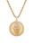 商品第1个颜色GOLD, Anthony Jacobs | ​Simulated Diamond Basketball Pendant Necklace