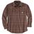 Carhartt | Carhartt Men's Loose Fit Heavyweight Flannel LS Plaid Shirt, 颜色Chestnut