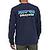 color Classic Navy, Patagonia | 男款 P-6 徽式 长袖T恤