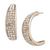 颜色: Gold, Givenchy | Gold-Tone Small Pavé Crystal C-Hoop Earrings