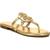 商品Sam Edelman | Circus by Sam Edelman Womens Canyon Flat Sandals颜色Light Gold Metallic