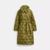 颜色: olive, Coach | Coach Outlet Quilted Long Puffer In Recycled Nylon