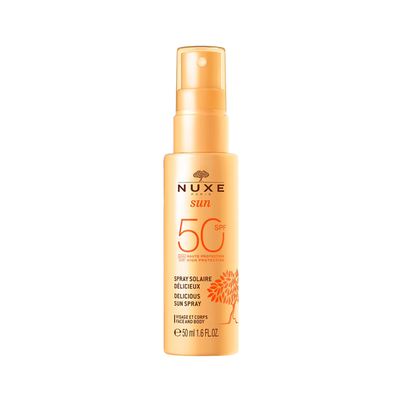 颜色: 1瓶装, NUXE | Nuxe欧树 面部身体防护喷雾50ml SPF50防水防汗全身可用清爽控油