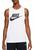 颜色: White/Black, NIKE | Nike Men's Sportswear Icon Futura Tank Top