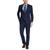 color Navy Blue Plaid, Van Heusen | Men's Flex Plain Slim Fit Suits