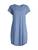 Skin | Carissa Sleep Shirt, 颜色OCEAN BLUE