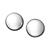 颜色: White Gold, Macy's | Flat Ball Stud Earrings (7mm) in 14k Yellow or White Gold