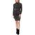 Jessica Simpson | Jessica Simpson Womens Etta Metallic Cut-Out Sheath Dress, 颜色Black