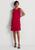 color CLASSIC RED, Ralph Lauren | Georgette Shift Dress