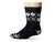 SmartWool | Everyday Diamond Jim Crew Socks, 颜色Black/Light Gray