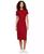 颜色: Deep Crimson Red, Tommy Jeans | Women's Ribbed Bodycon Midi Dress