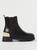 Michael Kors | Michael Kors flat ankle boots for woman, 颜色BLACK