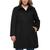 商品Tommy Hilfiger | Plus Size Stand-Collar Coat, Created for Macy's颜色Black