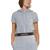 商品Calvin Klein | Women's Short-Sleeve Velour Logo-Waist Hoodie颜色Pearl Grey Heather