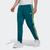 商品Adidas | Men's adidas Essentials Warm-Up Tapered 3-Stripes Track Pants颜色legacy teal / pulse lime