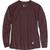 商品Carhartt | Carhartt Women's Base Force Midweight Tech Crew颜色Deep Wine