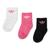 颜色: Unisex-Unisex-White, Adidas | adidas Kids Mid Ankle 3 Pack - Unisex Socks