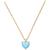 color Turquoise, Kate Spade | Gold-Tone Birthstone Heart Pendant Necklace, 16" + 3" extender