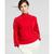 商品Charter Club | Cashmere Imitation-Pearl Embellished Mock-Neck Sweater, Created for Macy's颜色Cc Calypso Red