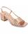 颜色: Rose Gold, Journee Collection | Women's Shayana Slingback Block Heel Sandals