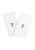 颜色: White T, Linum Home Textiles | Personalized Denzi Hand Towels (Set of 2) in Black Font