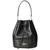 Ralph Lauren | Women's Full-Grain Leather Large Andie Drawstring Bag, 颜色Black