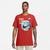 商品NIKE | Nike ESS+ Statement T-Shirt - Men's颜色Red/White